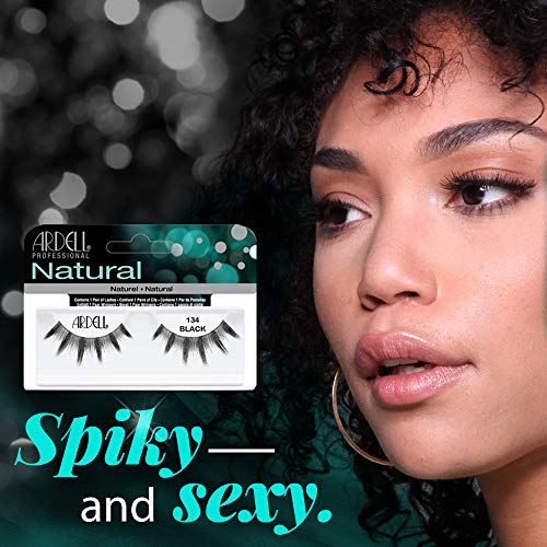 Image 2 of Ardell Natural 134 False Eyelashes Black, 4 Pack