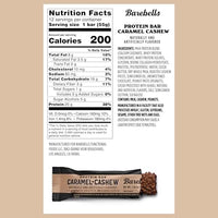 Thumbnail for Image 2 of BAREBELLS Barebells Protein Bars Caramel Cashew - 12 Count, 20g High Protein Treats - Chocolate Nutrition Bar with 1g Total Sugars - On-The-Go Breakfast or Post-Workout Snack (Pack of 2)