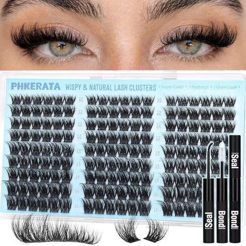 Image 19 of Fluffy Plush Kit No Tweezer (10-16mm) for the product PHKERATA Wispy Eyelash Clusters