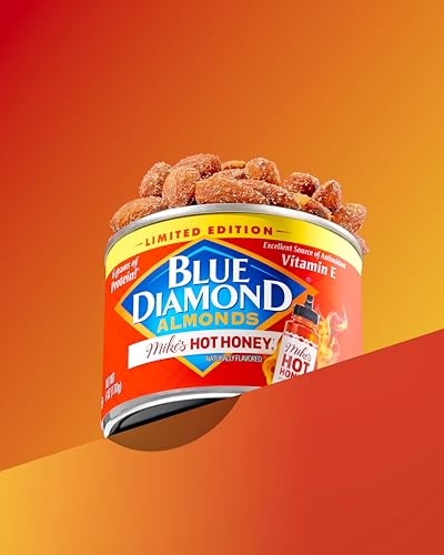 Image 5 of Blue Diamond Almonds Mike’s Hot Honey Infused Almonds 6oz Can Pack of 2
