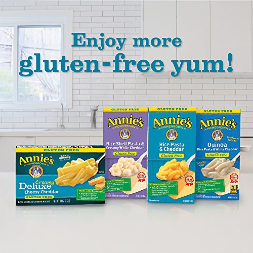 Image 7 of Annie's Homegrown Gluten Free Rice Pasta & Cheddar Macaroni & Cheese, 10.7 oz