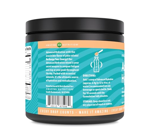 Image 3 of Amazing Nutrition Advanced Hydration Electrolyte Powder 30 Servings