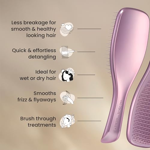 Image 6 of TANGLE TEEZER Chrome Ultimate Detangler Brush for Wet & Dry Hair (Pack of 3)