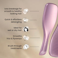 Thumbnail for Image 6 of TANGLE TEEZER Chrome Ultimate Detangler Brush for Wet & Dry Hair (Pack of 3)
