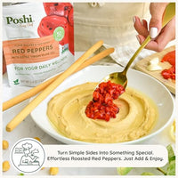 Thumbnail for Image 6 of Poshi Fire-Roasted Red Peppers, Extra Virgin Olive Oil, 5.4 oz (Pack of 6)