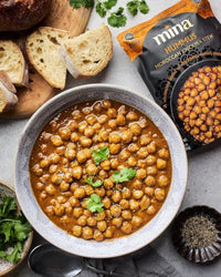 Thumbnail for Image 7 of Mina Hummus Moroccan Chickpea Stew, 15g Plant Protein, Ready in Minutes, Vegan Friendly, Gluten Free, Kosher & Non-GMO, 10 Ounce (Pack of 6)