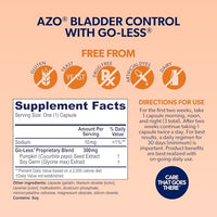 Thumbnail for Image 3 of AZO Bladder Control with Go-Less & Weight Management Supplement 48 Capsules
