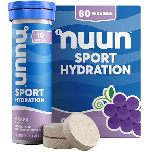 Image 1 of Default Title for the product Nuun Sport Electrolyte Tablets Grape, GF & Vegan, 8 Pack
