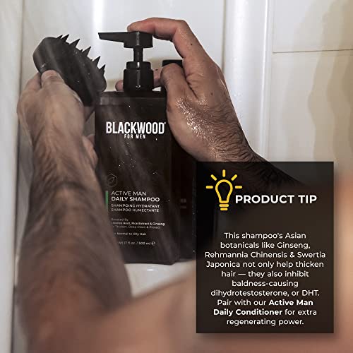 Image 7 of Blackwood For Men Active Man Daily Shampoo, Conditioner & Body Wash Bundle (7 Oz, 7 Oz, 17 Oz)