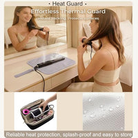 Thumbnail for Image 4 of BAGCRAZY Hair Tools Travel Bag with Heat Resistant Mat