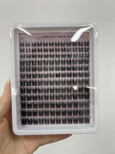 Image 2 of EYDEVRO Wispy Lash Clusters Natural Manga Fairy Eyelash Clusters 10-16mm
