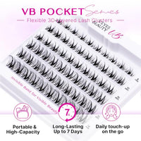 Thumbnail for Image 10 of VEYESBEAUTY Lash Clusters Individual Eyelash Extensions