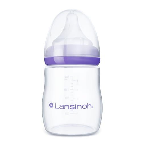 Image 2 of 1 Count (Pack of 1) / 5 Ounce for the product Lansinoh Anti-Colic Baby Bottles