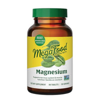 Thumbnail for Image 1 of 90 Count (Pack of 1) for the product MegaFood Magnesium Glycinate, Heart & Nervous System Support, 90 Tablets