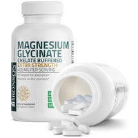 Thumbnail for Image 7 of Bronson Magnesium Glycinate 400 mg Buffered & Chelated, 60 Tablets