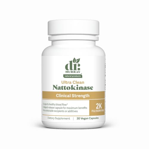 Image 1 of 30 Count (Pack of 1) for the product Dr. Murray's Nattokinase 2,000 FU Delayed-Release Vegan Caps