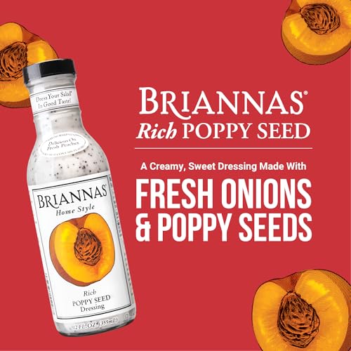 Image 2 of BRIANNAS Home Style Rich Poppy Seed Dressing 355ml Bottle