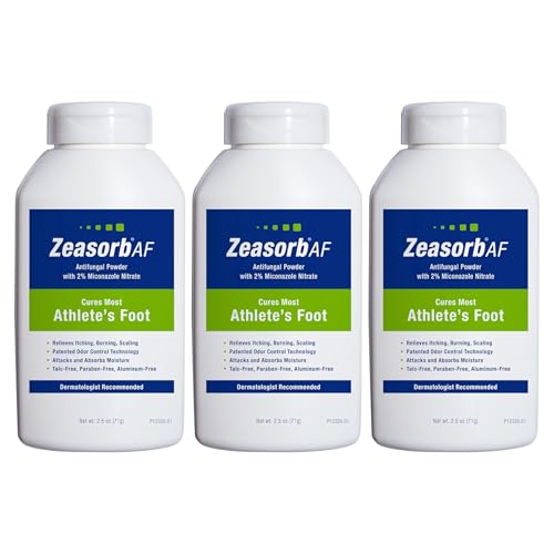 Image 4 of Medicinal / 2.5 Ounce (Pack of 3) for the product Zeasorb Antifungal Powder