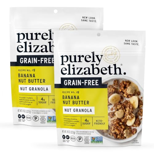 Image 1 of Default Title for the product purely elizabeth. Cereal Granola Banana 8 Ounce Pack of 2