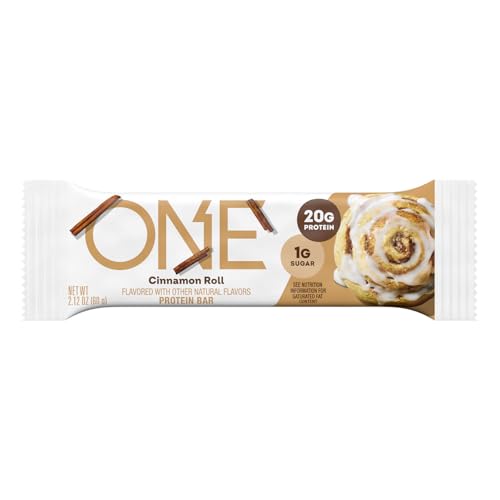 Image 5 of ONE Cinnamon Roll Protein Bars, 20g Protein, Gluten Free Snacks, 12 Count (2.12 oz) (Pack of 6)