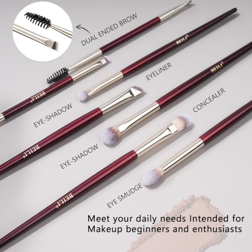 Image 6 of BEILI Makeup Brushes 9Pcs Professional Makeup Brush Set