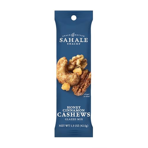 Image 1 of Default Title for the product Sahale Snacks Honey Cinnamon Cashews Glazed Mix, 1.5 Ounce (Pack of 18)