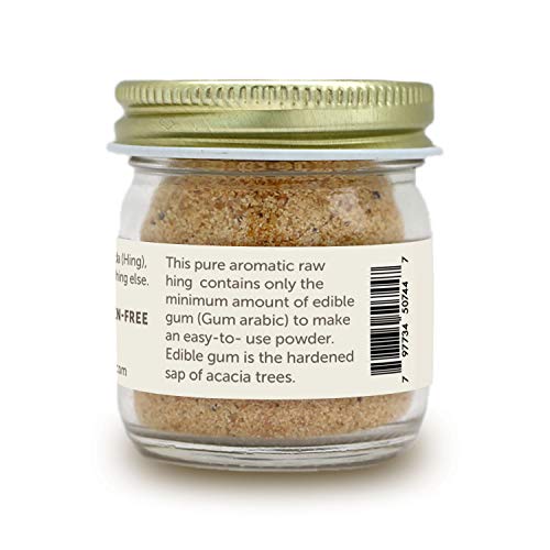 Image 4 of PURE INDIAN FOODS Best Hing Ever (Asafoetida Powder), Gluten Free, 20g Glass Bottle (3 PACK)