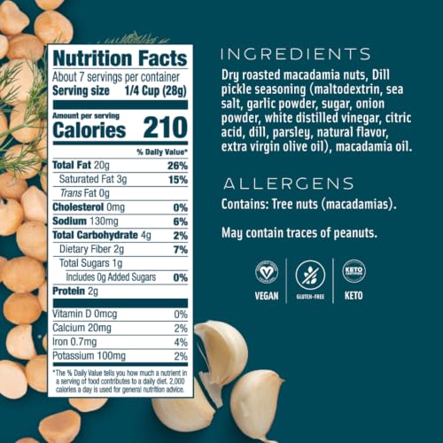 Image 2 of Mauna Loa Dill Pickle Macadamia Nuts, 7 oz