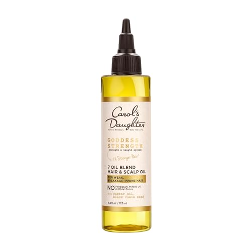 Image 1 of 4.2 Fl Oz (Pack of 1) for the product Carol's Daughter Goddess Strength 7 Oil Blend Scalp and Hair Oil, 4.2 Fl Oz