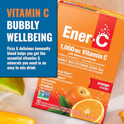 Image 2 of Ener-C Multivitamin Drink Mix, Immune Booster for Adults - Orange, 30 Count