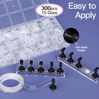 Thumbnail for Image 5 of Teenitor Acrylic Nail Kit with Nail Charms Nail Tips Chrome Nail Powder