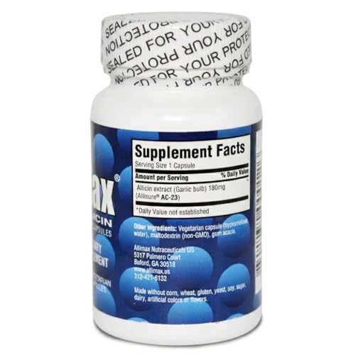 Image 2 of ALLIMAX Allimax 180 mg 90 vegcaps
