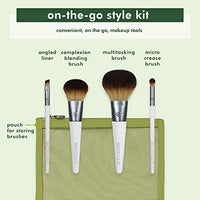 Thumbnail for Image 2 of EcoTools On-The-Go Style Brush Kit, 4 Piece Travel Makeup Brush Set