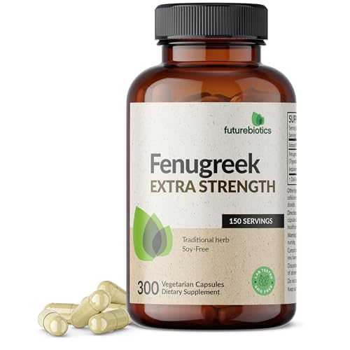 Image 1 of 300 Count (Pack of 1) for the product Futurebiotics Fenugreek Extra Strength, 300 Vegetarian Capsules