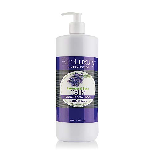 Image 6 of Lavender & Sage Lotion / 32 Ounce (Pack of 1) for the product Morgan Taylor Nail Lacquer Spa BareLuxury Detox Ginger & Green Tea Lotion