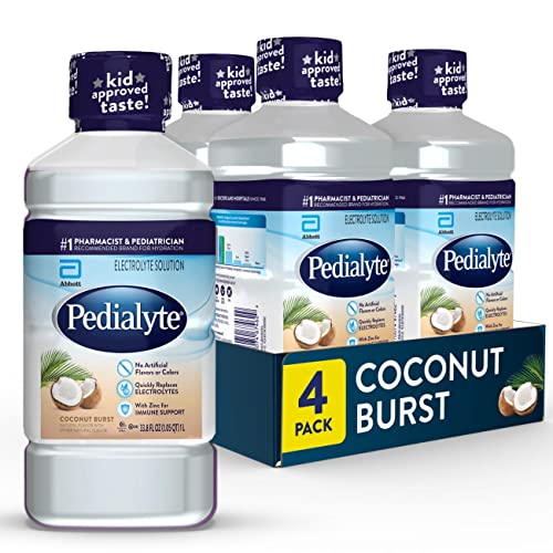 Image 2 of Coconut / 33.8 Fl Oz (Pack of 4) for the product Pedialyte Electrolyte Drink