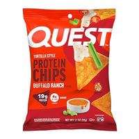 Thumbnail for Image 1 of Default Title for the product Quest Nutrition Buffalo Ranch Tortilla Style Protein Chips, 12 Count