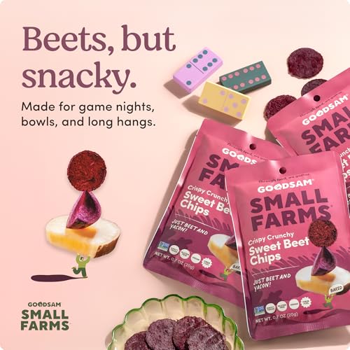 Image 4 of GOODSAM Small Farms Baked Sweet Beet Chips, Pack of 16