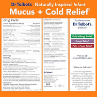 Thumbnail for Image 7 of Dr. Talbot's Infant Mucus + Cold Relief - 4 fl oz