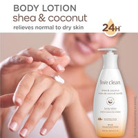 Thumbnail for Image 3 of Live Clean Moisturizing Shea and Coconut Body Lotion, 18 Fl Oz (Pack of 2)