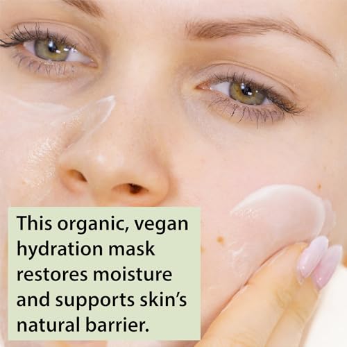 Image 4 of Vitamin C + Resveratrol Facial Hydration Mask - USDA Certified Organic Hydrating Moisturizer Face Cream- 1.7 oz