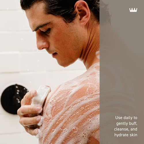 Image 5 of Cremo Exfoliating Body Bar Soap for Men, Vintage Suede Scent, 5 Ounce (Pack of 12)