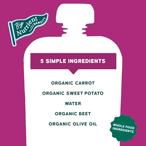Image 3 of Serenity Kids Organic Roots Baby Food Pouches, USDA Organic, 3.5 Oz, 12 Pack