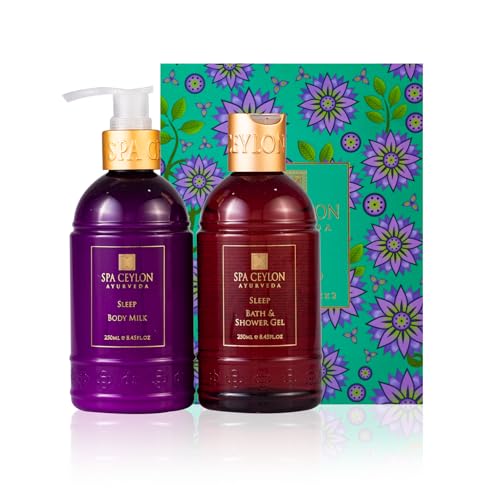 Image 1 of Default Title for the product SPA CEYLON Sleep Bath & Body Duo Set 250ml x 2