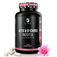 Thumbnail for Image 1 of 240 Count (Pack of 1) for the product B Life Company Myo-Inositol & D-Chiro Inositol 40:1 240 Caps