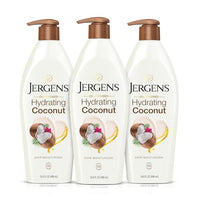 Thumbnail for Image 1 of 16.8 Fl Oz (Pack of 3) for the product Jergens Hydrating Coconut Hand and Body Moisturizer