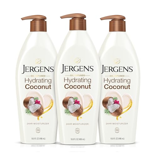 Image 1 of 16.8 Fl Oz (Pack of 3) for the product Jergens Hydrating Coconut Hand and Body Moisturizer