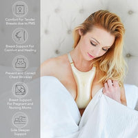 Thumbnail for Image 5 of Intimia Breast Pillow for Chest Wrinkles and Side Sleeping - Breast Pillow for Wrinkle Prevention - Chest Wrinkle Pillow for Breast Support (Gold)