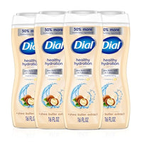 Thumbnail for Image 2 of Shea Butter / 16 Ounce (Pack of 4) for the product Dial Healthy Hydration Body Wash