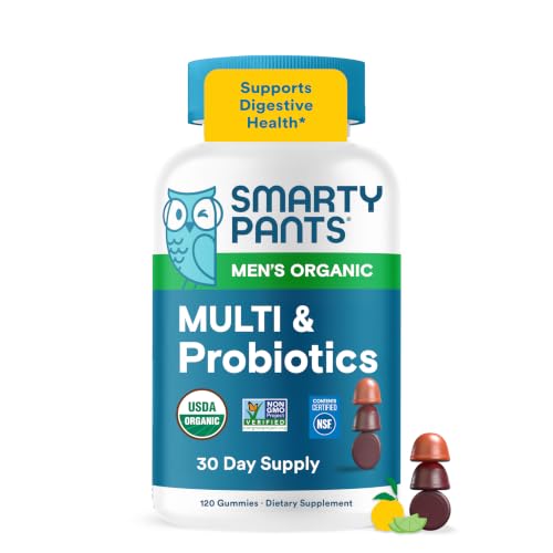 Image 1 of 120 Count (Pack of 1) for the product SmartyPants Multivitamin for Men Organic Gummies 120 Count